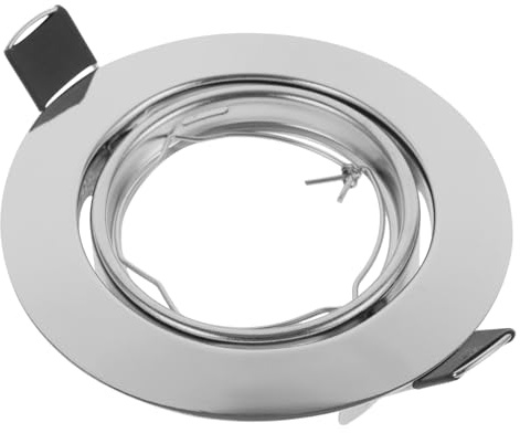 jojofuny Soporte De Foco Metálico Resistente Para Lámpara De Techo Moldura Para Luces Empotradas Cubierta Para Focos Aro Embellecedor Para Iluminación Empotrada Accesorio Para Artefactos De