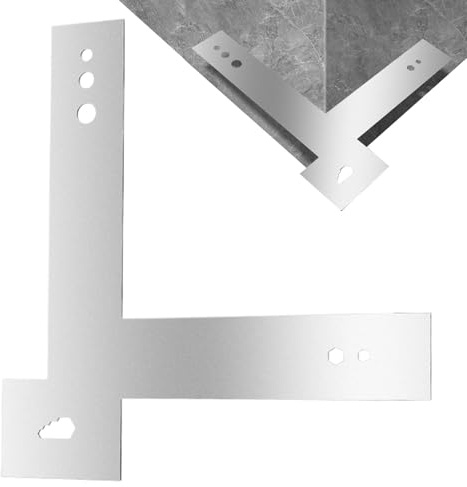 Ahuuen Lames à Enduire | Outils de Décapage de Papier Peint | Spatule Métal Lisseur Finition pour Peinture Rénovation Papier Peint