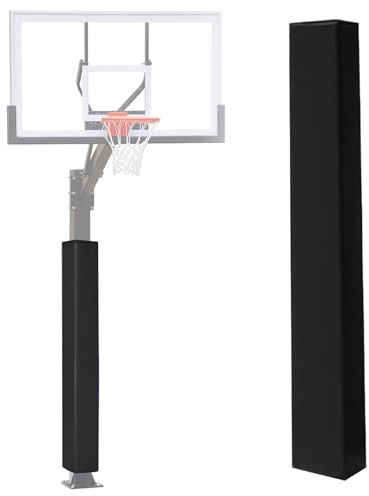 Allväders-basketstolspassning, universell skumvaddering runt dyna för MMA, kampsport och boxning - 17,8 x 18,78 cm skyddande kush (svart)