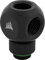 Corsair Hydro X Series, XF Y-Splitter Drehbar (Standard-G1/4-Gewinde (BSPP) Messing Gefertigt, Drehmechanismus mit sicherer Dichtung, Ausgelegt auf hohe Durchflussraten) Schwarz