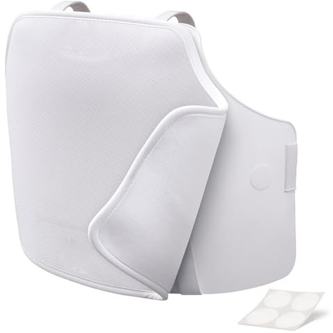Fencing Chest Protector - Double Soft-Layer Chest Guard for Men - FIE Certificate Plastic Breast Protector - Fencing Gear for Foil Epee Sabre (Men, Medium)