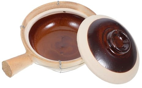Alipis Coperchio Per Casseruola in Terracotta Pentola in Terracotta Messicana Per Cucinare Il Riso in Casseruola Per Banchetti