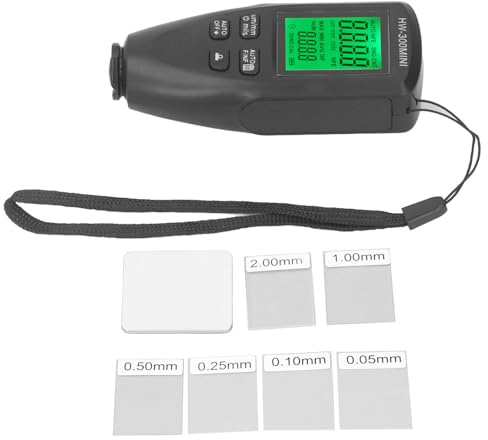 TOPINCN 0 to 2000UM Paint Thickness Gauge, Coating Thickness Meter, Auto Detection with Stable Sensors for Vehicle Industrial Automotive Testingg