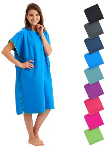 Fit-Flip Poncho de Plage Microfibre Adulte – pour se Changer