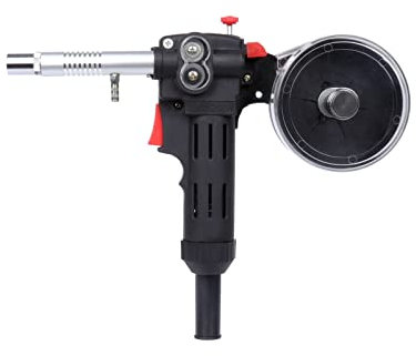 Torcia per saldatura Pistola a bobina in alluminio 180A Testa della pistola a bobina Rullo dentato Usa torcia for saldatura a bobina standard Mig Spool Gun Mig Gun senza cavo