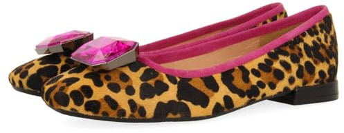 GIOSEPPO Bailarinas Piel Leopardo CLYMAN