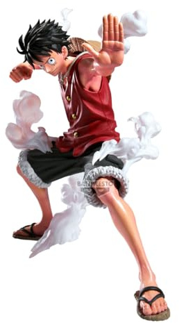 Banpresto Figura Azione Monkey D. Luffy I One Piece - Maximaticplus 21 cm - PZ71027P Multicolore - Figura da collezione - Ideale per gli appassionati di Anime