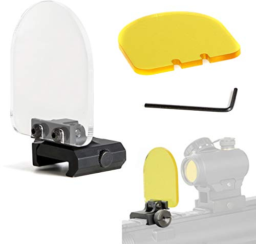 RimFly Protecteur d'objectif Airsoft Pack 2 Lunettes + clé Allen Housse de Fusil Pliable à l'épreuve des balles Portée de visée holographique et télescopique réglable