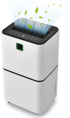 GiantexUK 12L/Day Dehumidifier, 3 Mode Laundry Drying Dehumidifier with Continuous Drainage and 12H Timer, Ultra Quiet Electric Air Dryer for Home Damp