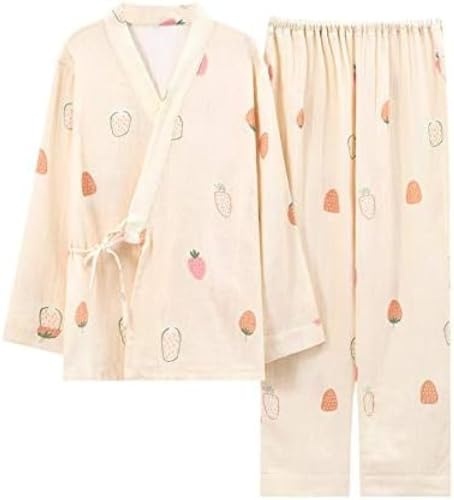 Camisón Mujer Pijamas De Otoño E Invierno Traje De Embarazo De Lactancia Materna De Algodón De Manga Larga Para Mujer,A,XL