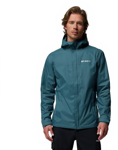 Columbia Watertight 2 Jacket, Chaqueta impermeable para la lluvia Hombre, Everblue, M