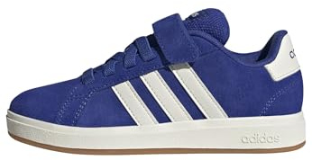 adidas Unisex Kinder Grand Court 00s Shoes Children, Semi Lucid Blue/Off White/Gum, 33 EU