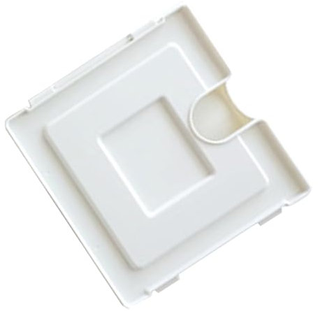 ULTECHNOVO Porte-filtre à Café Boîte De Rangement Pour Filtres à Café Support De Stockage Pratique Pour Cuisine Et Design Et Volume Anti-poussière Blanc