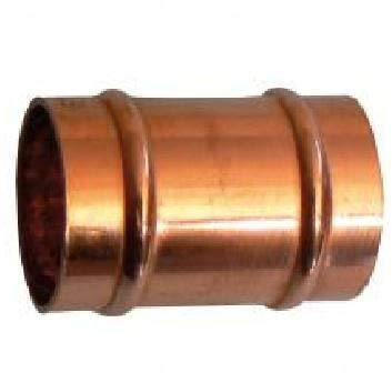 15mm Solder Ring Slip Coupling - Bag of 2