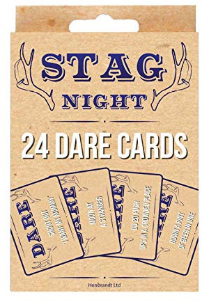 Stag Night Batchelor Party 24 Pack Dare Cards Game