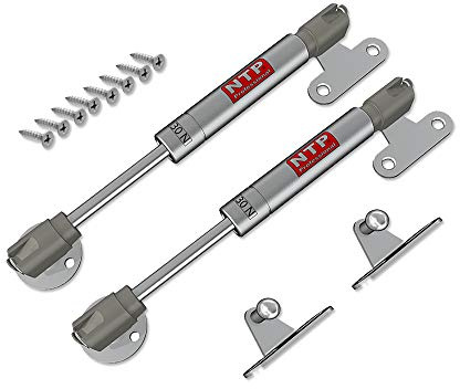 Charniere Amortisseur Vérin a Gaz Version Mini Courte (2x 120N)