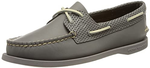 Sperry Top-Sider O 2-Eye båtsko för kvinnor, Grå - Grå - 36 EU