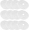 ANMEISH 12 PCS Tumble Dryer Cloth Exhaust Filter Air Intake for Clothes Dryer Filter Replacement compatible with Bush DHB7VTDW DHB7VTDB TD3CNBW,227x33mm Clothes Dryer Filter