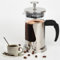 Starward Cafetière Piston Cafetière Française 350 ml, French Press Cafetière à Piston en Verre Borosilicate, Acier Inoxydable pour Café Thé