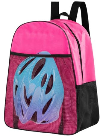 Skating Gear Rucksack - wasserdichte Rollschuh -Skate -Beutel, Bequeme Verstellbare Gurte | Mehrkompartimentsportbeutel Für Inline-Skates, Eisschuster, Schutzausrüstung