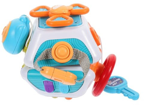 Toddmomy Cubo Sensorial Educativo para Bebés y Niños Pequeños de Plástico, sin Esquinas Duras, Adecuado para Actividades Grupales y Desarrollo de Habilidades Motoras Finas