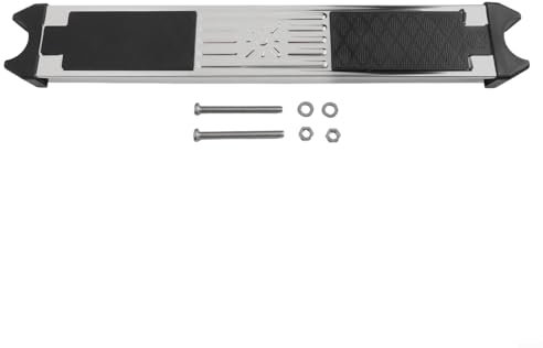 Zeroupshop Échelle de piscine en acier inoxydable antidérapante pour piscine hors sol souterraine large plate-forme