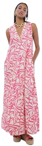 LOLA CASADEMUNT Vestido Pico Hojas Mujer