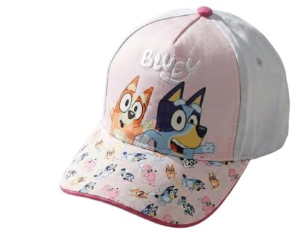 Casquette et Lunettes de Soleil Bluey Set Enfants Original - Casquette Enfant Réglable et Lunettes de Soleil UV400 Protection Solaire Design Bluey, Accessoires Été Garçon et Fille