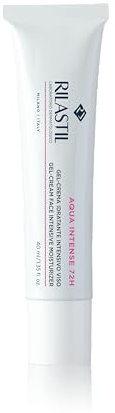 Rilastil Aqua Intense 72 H - Gel Crema Facial, Hidratante Intensivo Para Todo Tipo De Pieles, Blanco, 40 Mililitro