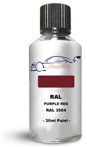Xtremeauto Touch Up Paint Interior/Exterior RAL 3004 Purple red Satin Finish Interior Scratch Repair: Wall, Cabinets, Trim, Molding, Furniture, Windows, Fascia