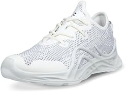 ECCO Women's Biom Infinite Textile Knit Fashion Sneaker, Bright White/White, 9-9.5