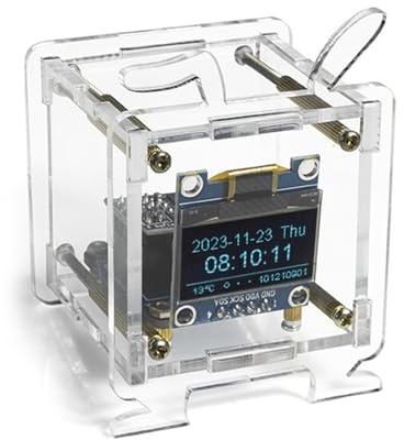LERONO Kit électronique de prévisions météorologiques avec écran OLED pour projet de soudure pour apprendre à souder, kit d'entraînement à la soudure