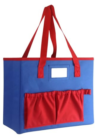 Hanging Document Organizer Tote Bag Folding File Folder Tote Portable File Box Holds Letter Size File Folder with Handle