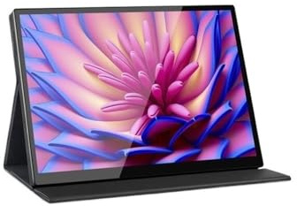 FZL02068LM Zweitbildschirm Tragbarer 10-Zoll-IPS-Monitor mit 60 Hz, Full HD, flimmerfrei, Blaulichtfilter, Ständer, USB-C-Stromversorgung Eingebaute Lautsprecher