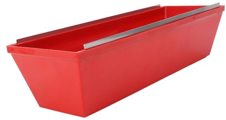 Pongnas Vassoio per Cartongesso in Plastica ABS 12,2 Pollici con Bordi Tranciati Superficiali Antiaderenti per la Miscelazione di Vernice per Stucco per Malta Cementizia