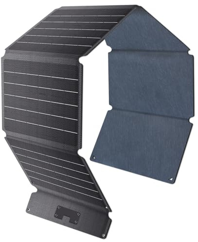 CTOLITY Solcellsladdare, solkraftbank med 20,5 V (DC + USB C) och 12 V USB A av, bärbar solladdare snabb laddning, bärbar laddare för camping, vandring, utomhus, bärbar dator, powerbank etc