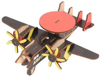 KIOALXZ Kit di montaggio per modello di aereo interattivo con puzzle, delizioso giocattolo educativo per bambini e adulti. Il kit di montaggio per modello di aereo con puzzle è