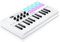 M-VAVE SMK-25 – 25-Tasten-USB-MIDI-Keyboard-Controller mit 8 hintergrundbeleuchteten Drum-Pads, Bluetooth, professionellen dynamischen Tasten, 8 Knöpfen