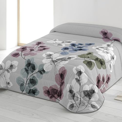 NATURALS Edredón nórdico Estampado Cama 150, edredón 300 Gramos 250x260, ONA Gray