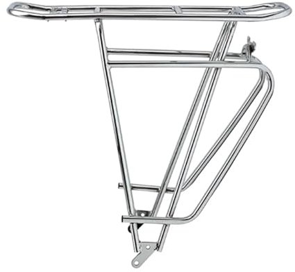 JKELPV Steels Fahrradträger, MTB-Fahrrad-Hinterradträger oder Fahrrad-Gepäckträger, Cack 26 Zoll, 27,5 Zoll, 29 Zoll Fahrradständer Bike Lift(Silver)