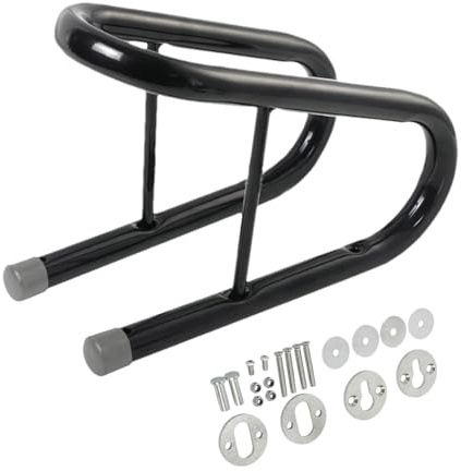 Cuña de rueda para moto – Cuña de rueda de motocicleta, soporte organizador de rueda de moto | Práctico soporte de estacionamiento para motocicleta, fácil de instalar, ideal para bicicleta de turismo