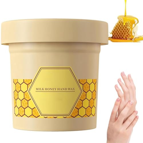 Maschera mani al miele e latte, maschera peeling mani idratante, nutriente ed esfoliante, per tutti i tipi di pelle, 120 g