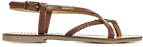Les Tropeziennes par M. Belarbi Femme Chou Chaussures Ville Entre-Doigt, Tan, 41