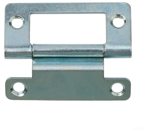 Bisagra de acero para puertas pequeñas de armarios, caravanas, casas móviles, galvanizadas (10 unidades)
