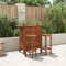BOWEKAM Outdoor Tisch Bartisch 110x50x105cm Akazienholz massiv