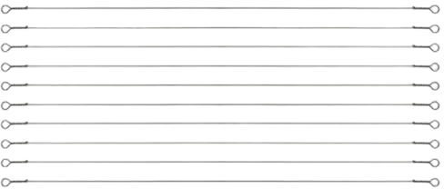 10pcs afronte las cuchillas de sierra, 12 lanas de acero al carbono para metales blandos de plástico de madera, diseño de alambre de cuerda, hojas de sierra de afrontamiento