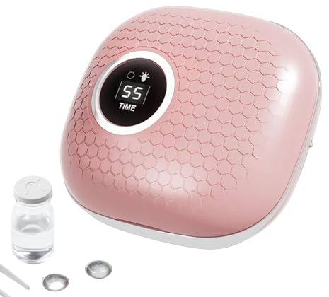 Estuche Limpiador de Lentes de Contacto, máquina de Limpieza Inteligente para Lentes de Contacto y rígidas, Dispositivo Recargable de Cuidado de la visión Diario para Vacaciones, hogar