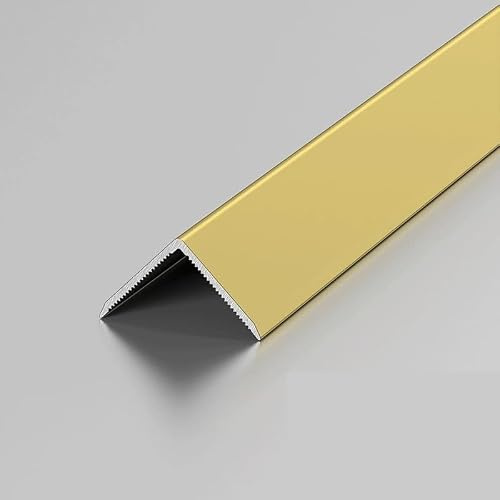 Kakelprofil, L-formad vinkelprofil, aluminiumtröskelprofiler, övergångsprofiler för golv, hörnskydd, golvskarvning - 100 cm