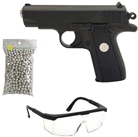 Saigo Defense Pack Airsoft G.2 Spring Pistol/Color: Negro/Material: Metal/Potencia 0.2 Joule/Se suministra con Accesorios