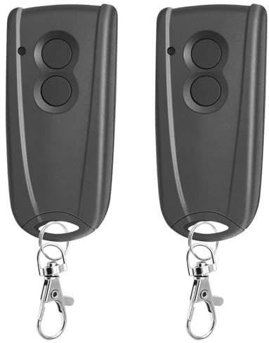 2 Pcs Garagentoröffner Garagentor Fernbedienung,433.92MHz Ersatz Garagentoröffner kompatibel mit Hörmann Ecostar RSE2, RSC2 Handsender Transmitter (Style-1)